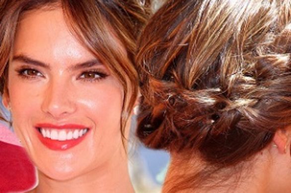 Alessandra Ambrosio po raz pierwszy w warkoczu