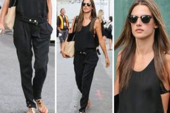 Alessandra Ambrosio na New York Fashion Week