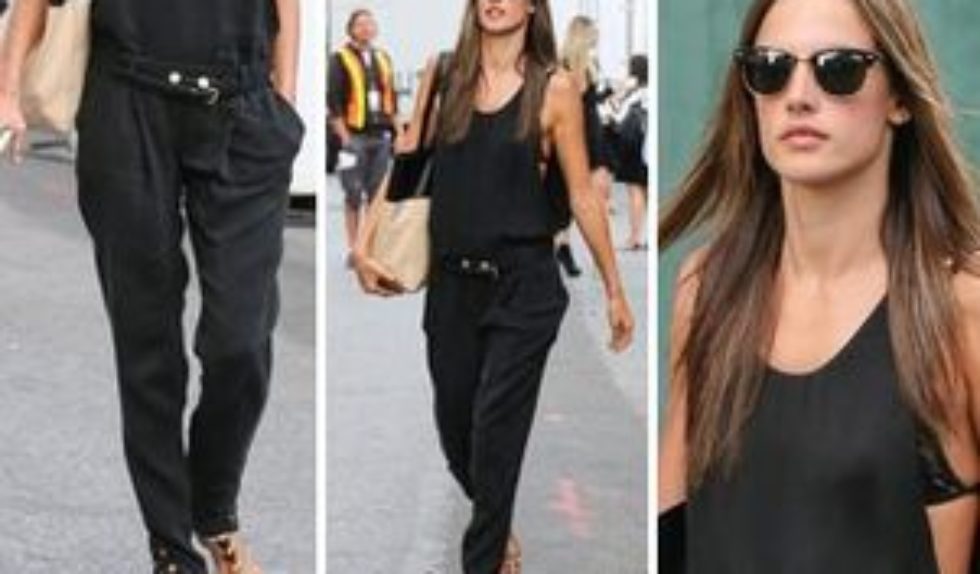 Alessandra Ambrosio na New York Fashion Week Alessandra Ambrosio na New York Fashion Week