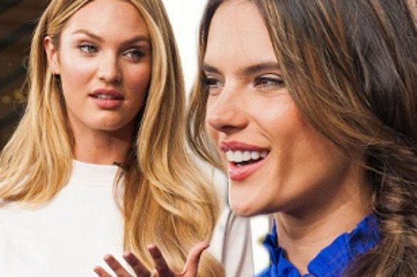 Candice Swanepoel i Alessandra Ambrosio w modnych zestawach