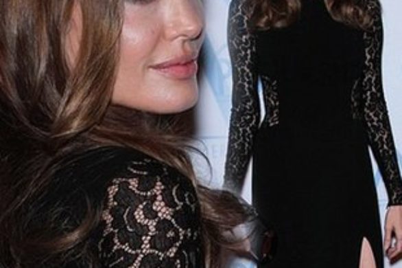 Angelina Jolie w modnych koronkach (FOTO)