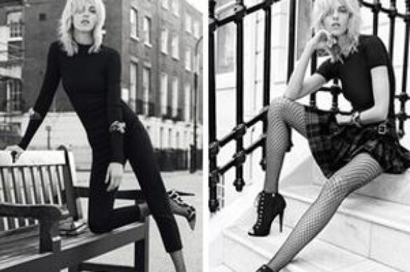 Anja Rubik w kampanii  Giuseppe Zanotti (FOTO)