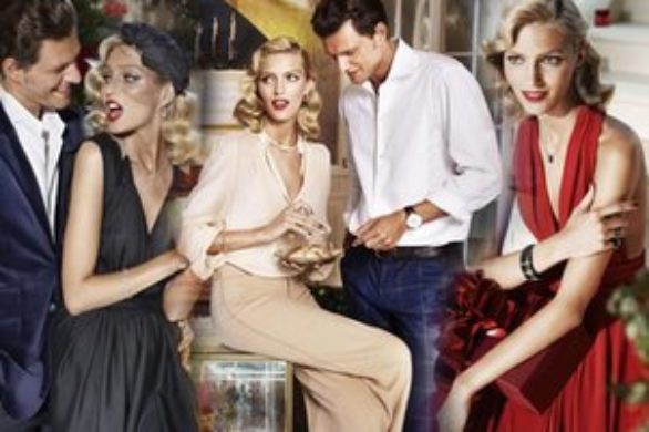 Anja Rubik z mężem w świątecznej kampanii Apart (FOTO)