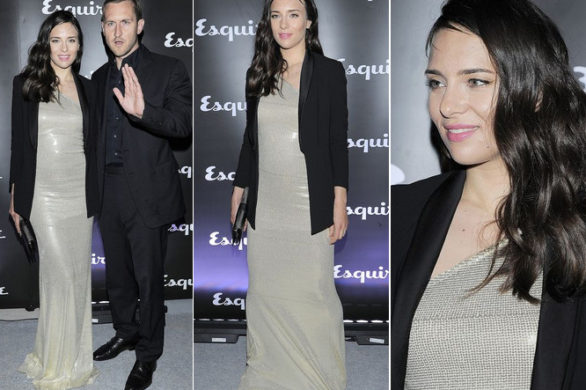 Anna Czartoryska w połyskującej sukience maxi (FOTO)