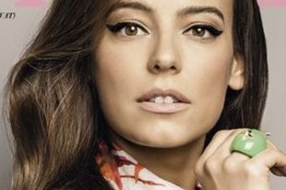 Anna Mucha w sukience Bizuu na okładce Party