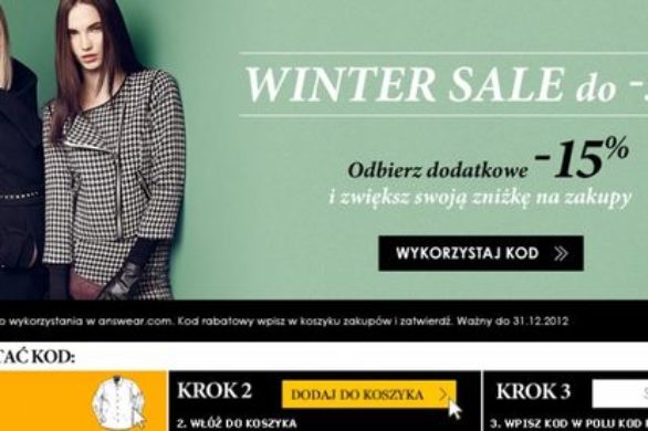 Zimowa wyprzedaż na Answear.com