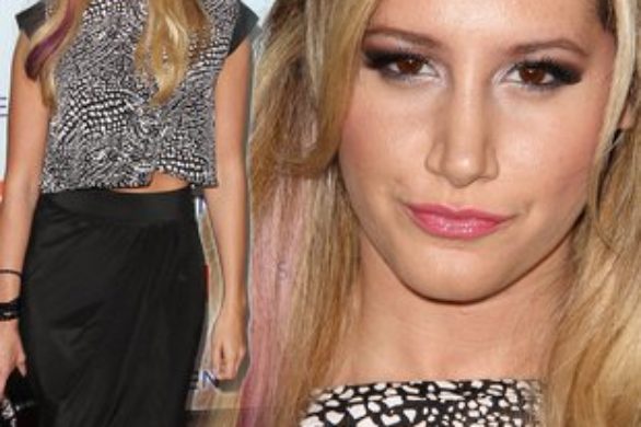 Ashley Tisdale z odsłoniętym brzuszkiem (FOTO)