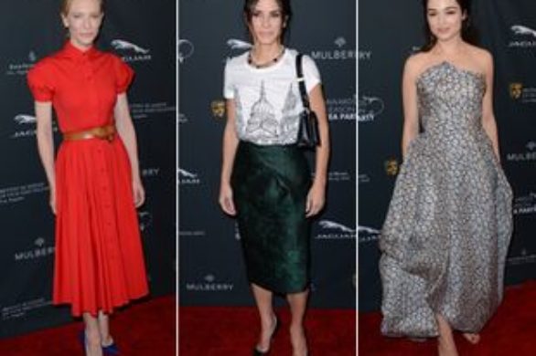 Gwiazdy na imprezie poprzedzającej rozdanie nagród BAFTA