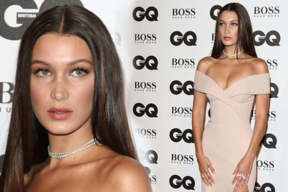 Posągowa Bella Hadid na gali GQ (FOTO)