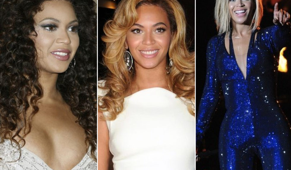 Fryzury Beyonce od 2003 do 2013 roku (FOTO)