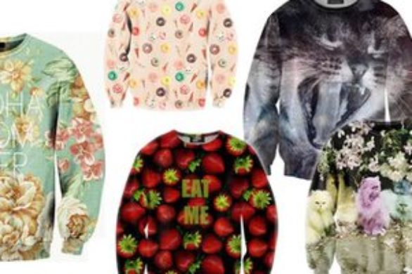 Stylizacje z wykorzystaniem modnych bluz we wzory