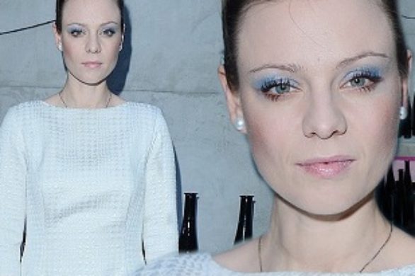 Magdalena Boczarska w białej sukience
