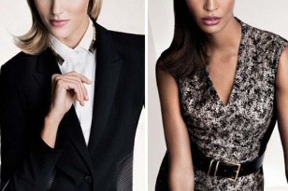 Anja Rubik i Joan Smalls w kampanii Hugo Boss jesień 2013