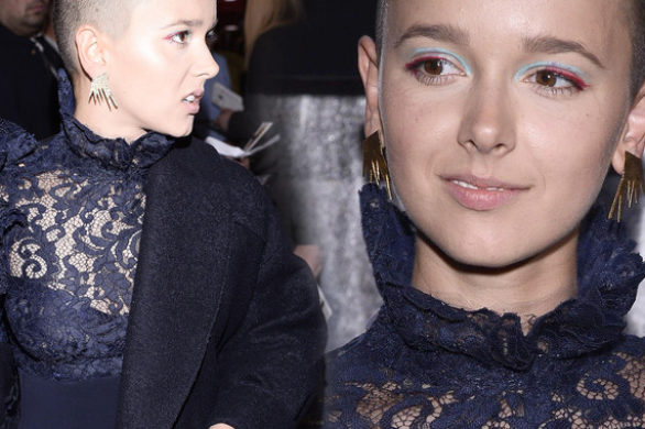 Łysa Brodka w wieczorowej sukni odbiera Fryderyka (FOTO)