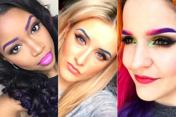 Kolorowe brwi hitem lata 2015 (FOTO)