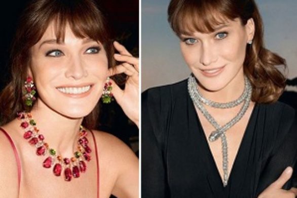 Carla Bruni w kampanii Bulgari Diva Collection