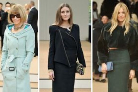 Gwiazdy na pokazie Burberry Prorsum wiosna/lato 2014 (FOTO)