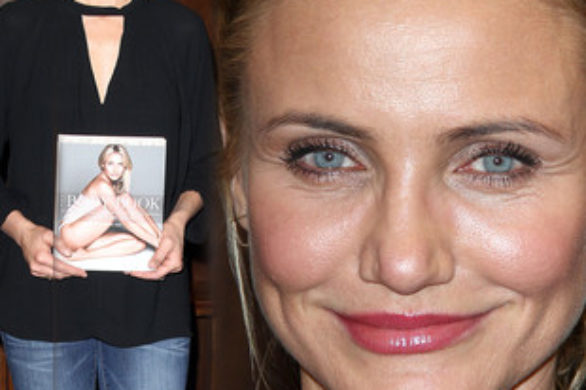 Cameron Diaz z uśmiechem promuje swoją książkę (FOTO)