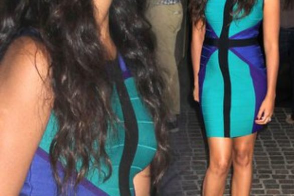 Camila Alves w bandażowej sukience pokazuje brzuszek (FOTO)