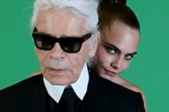 Cara Delevingne w duecie z Karlem Lagerfeldem (VIDEO)