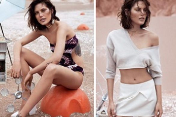 Catherine McNeil w kampanii H&M lato 2013