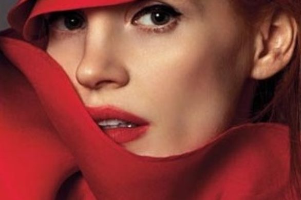 Jessica Chastain na okładce styczniowego Vogue Niemcy