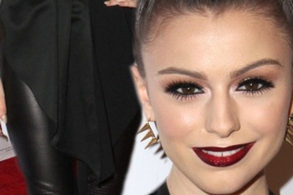 Cher Lloyd w skórzanych spodniach
