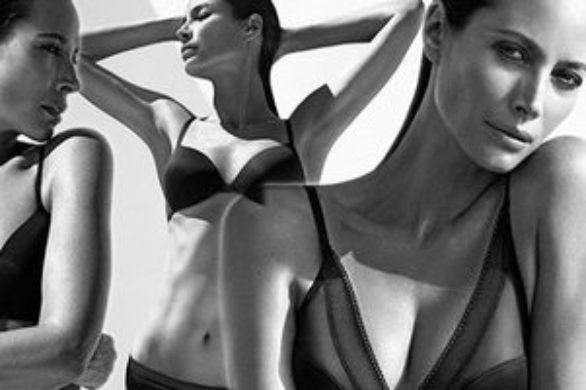 Christy Turlington w kampanii Calvina Kleina