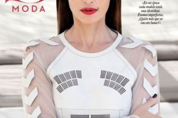 Cindy Crawford w oryginalnej sukience od Alexandra Wanga