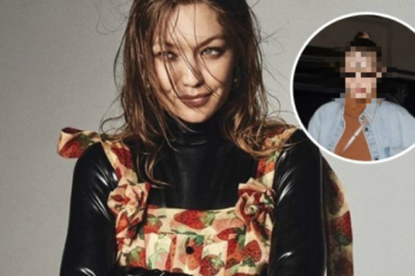 Gigi nie poradziła sobie ze zmyciem farby z brwi? Bez nich wygląda na opuchniętą