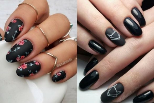 Czarny manicure na każdą okazję- 20 najpiękniejszych inspiracji i wzorów