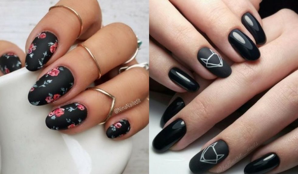 Czarny manicure na każdą okazję- 20 najpiękniejszych inspiracji i wzorów
