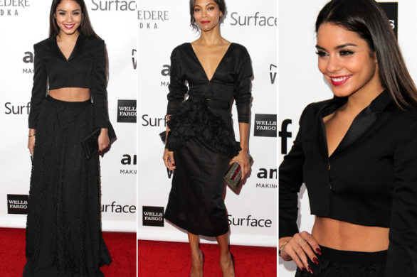 Vanessa Hudgens i Zoe Saldana w czerni (FOTO)