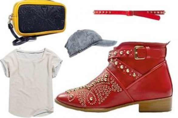 Jesienny must have: czerwone botki