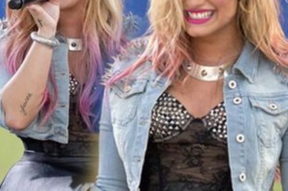 Demi Lovato w kurteczce Topshop (FOTO)