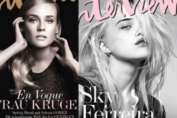 Diane Kruger  & Sky Ferreira na okładkach Interview Germany