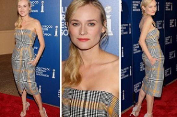 Diane Kruger w sukience Carven (FOTO)