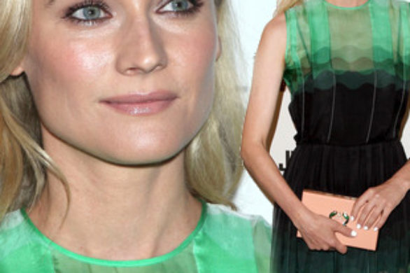 Diane Kruger w twarzowej zieleni