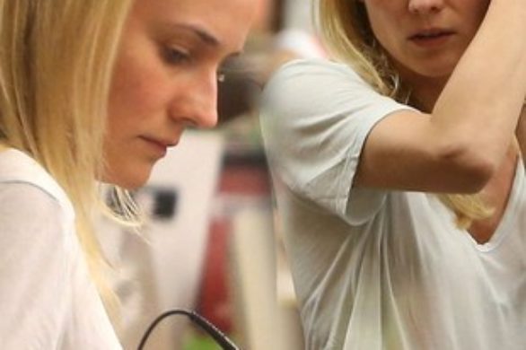 Diane Kruger bez makijażu (FOTO)