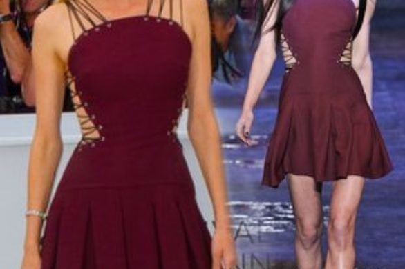 Diane Kruger w kusej sukience Versus (FOTO)