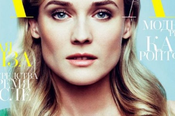 Diane Kruger na majowej okładce Harper’s Bazaar Russia