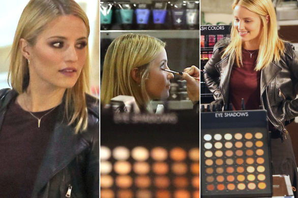 Dianna Agron wie, jak dobrać cienie do powiek (FOTO)