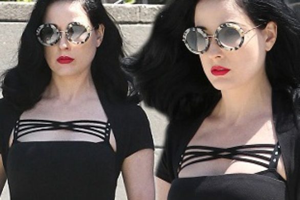 Dita Von Teese latem wybiera czerń