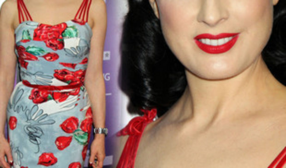 Dita Von Teese po raz kolejny w tej samej kreacji