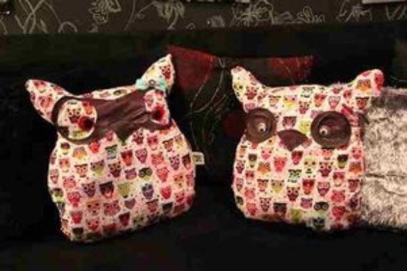 Zrób to sama: poduszka sowa