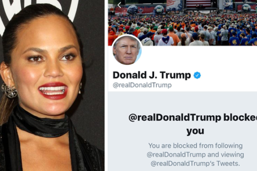 HIT! Donald Trump zablokował Chrissy Teigen na Twitterze (FOTO)