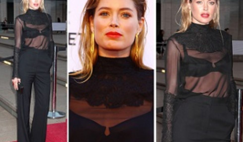 Doutzen Kroes w czerni na New York City Ballet