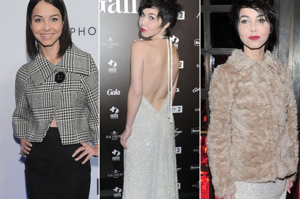 Paulina Drażba w płaszczu ozdobionym kwiatami marki Blessus