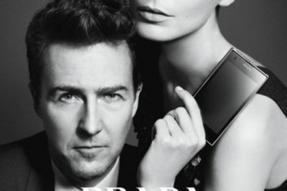 Edward Norton i Daria Werbowy dla Prady (FOTO)