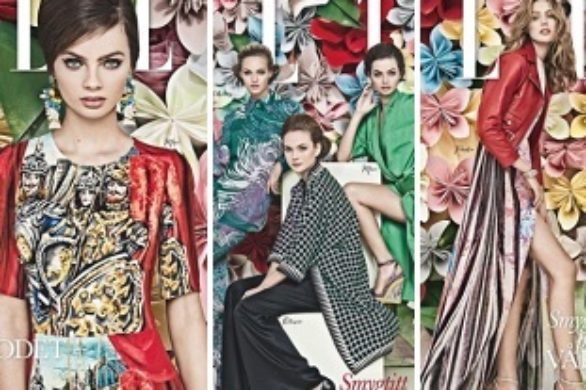 Znane modelki na okładkach jubileuszowych wydań ELLE Sweden